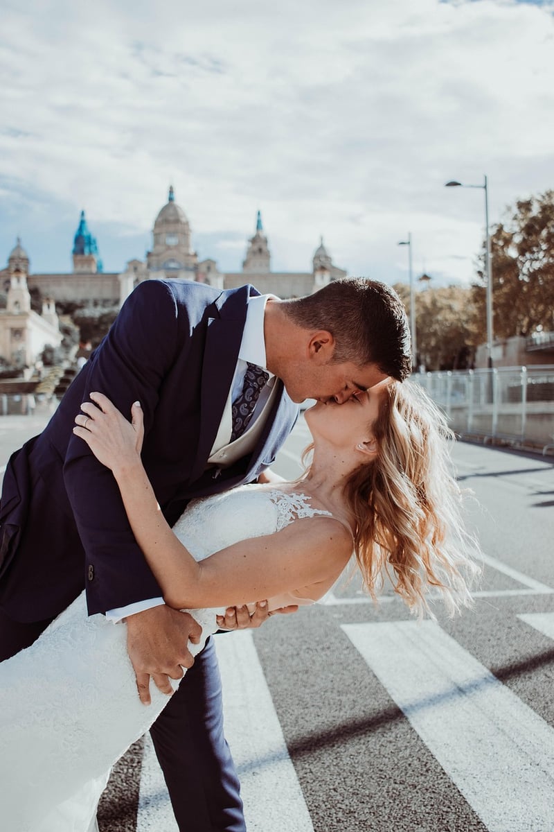 Mermaid-inspired wedding dress